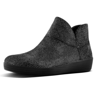 дамски,боти,дамски,високи,обувки,за,ходене,fitflop,supermod,ii,booties,black,(black,glimm)