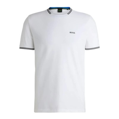 тениска,мъжки,тениски,boss,taul,10255848,short,sleeve,t,shirt,natural,(white)