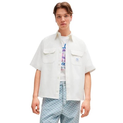 риза,с,къс,ръкав,мъжки,ризи,hugo,ekyno,10260730,blue,short,sleeve,shirt,open,white,(white)