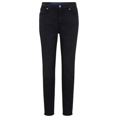 дънки,дамски,панталони,hugo,malu,10260123,blue,jeans,black
