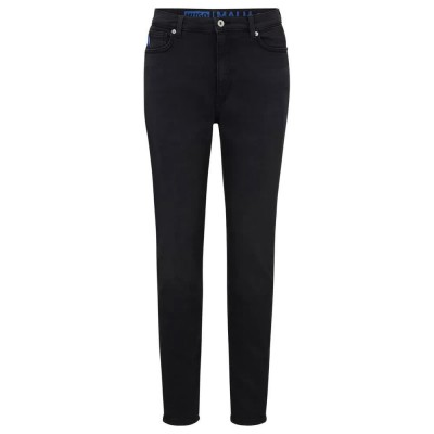 дънки,дамски,панталони,hugo,malu,10260123,blue,jeans,black,(black)