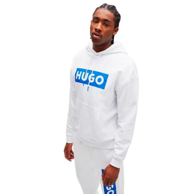 суичър,мъжки,пуловери,hugo,nalves,10249110,blue,hoodie,white,(white)