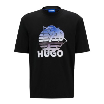 блуза,мъжки,пуловери,hugo,neroe,10262283,blue,sweater,black