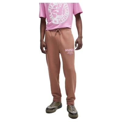 анцуг,мъжки,панталони,hugo,nevez,10257685,blue,sweat,pants,brown