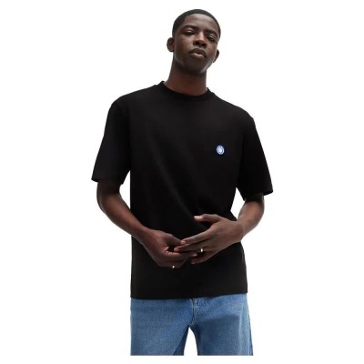 тениска,мъжки,тениски,hugo,niley,blue,short,sleeve,t,shirt,black