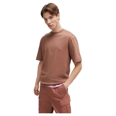 тениска,мъжки,тениски,hugo,niley,blue,short,sleeve,t,shirt,medium,brown,(brown)