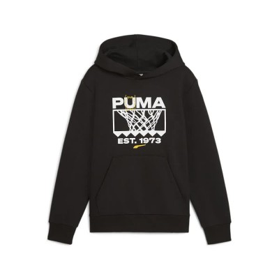 суичър,детски,блузи,puma,basketball,winning,shot,hoodie,black