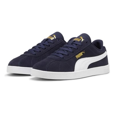 маратонки,детски,маратонки,puma,club,ii,trainers,navy,white,gold,(blue)