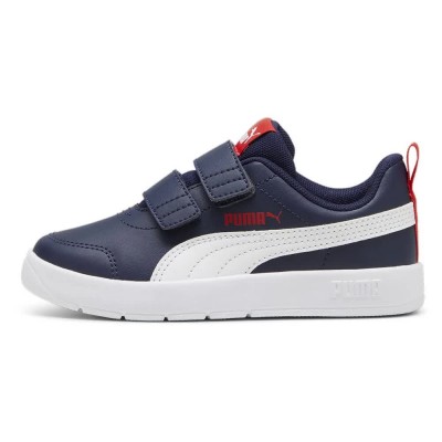 маратонки,детски,маратонки,puma,courtflex,v3,v,trainers,navy,white,red,(blue)