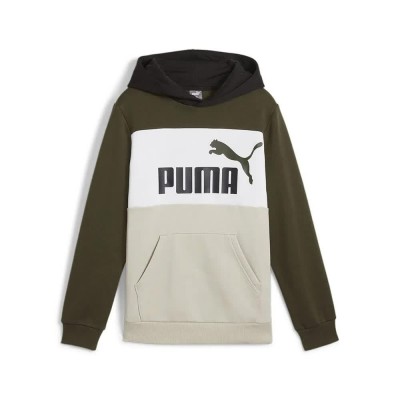 суичър,детски,блузи,puma,ess,block,hoodie,green