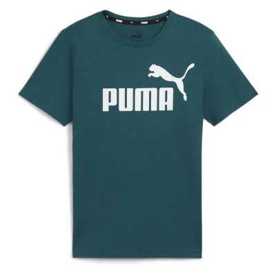 тениска,детски,тениски,puma,ess,logo,short,sleeve,t,shirt,green,(cold,green)