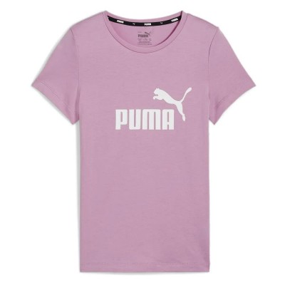 тениска,детски,тениски,puma,ess,logo,short,sleeve,t,shirt,mauved,out,(pink)