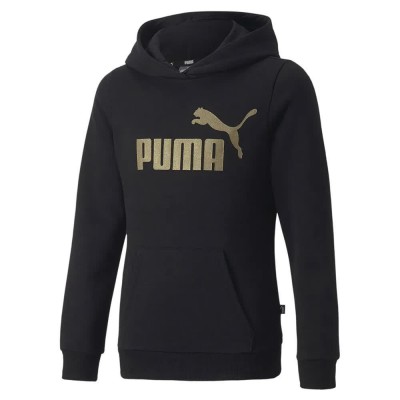 суичър,детски,блузи,puma,ess+,logo,hoodie,black