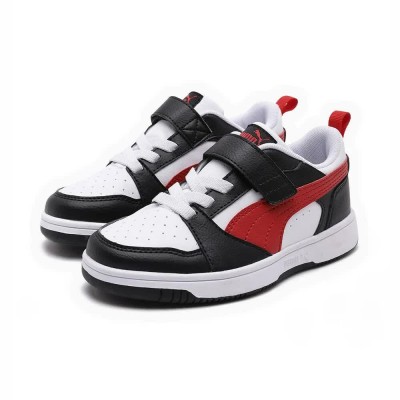маратонки,детски,маратонки,puma,rebound,v6,lo,ac,trainers,white,(white,for,all,time,red,black)
