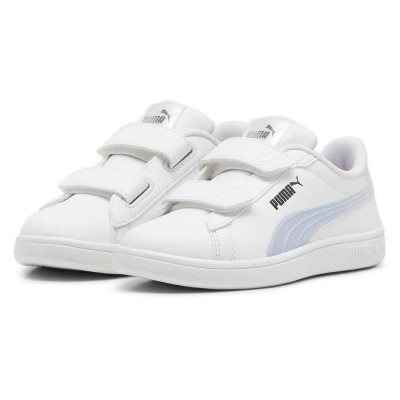 маратонки,детски,маратонки,puma,smash,3.0,holo,2.0,v,trainers,white,(white,mauve,mist,silver)