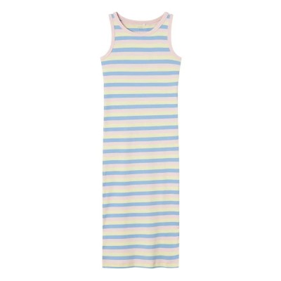 рокля,детски,поли,и,рокли,name,it,dora,sleeveless,long,dress,multicolor,(pastel,yellow,pattern,stripes)