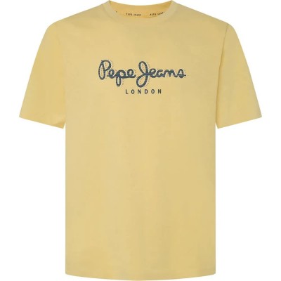 тениска,мъжки,тениски,pepe,jeans,abel,short,sleeve,t,shirt,misted,yellow,(yellow)