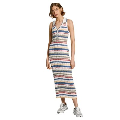 рокля,дамски,поли,и,рокли,pepe,jeans,iris,sleeveless,long,dress,multicolor