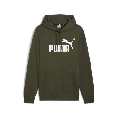 суичър,мъжки,пуловери,puma,ess,big,logo,hoodie,dark,olive