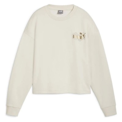 блуза,дамски,блузи,puma,ess+,class,act,sweatshirt,beige
