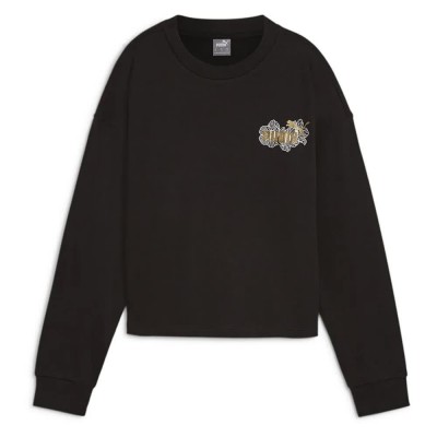 блуза,дамски,блузи,puma,ess+,class,act,sweatshirt,black,(black)