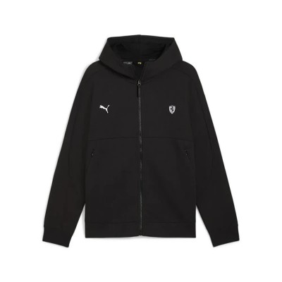блуза,мъжки,пуловери,puma,ferrari,style,full,zip,sweatshirt,black