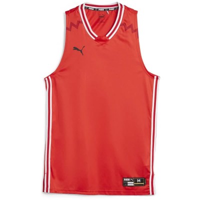 тениска,мъжки,тениски,puma,hoops,team,game,sleeveless,t,shirt,red,(orange)