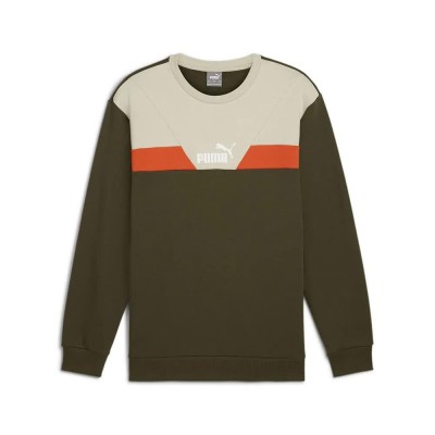 блуза,мъжки,пуловери,puma,power,colorblock,sweatshirt,green,(dark,olive)