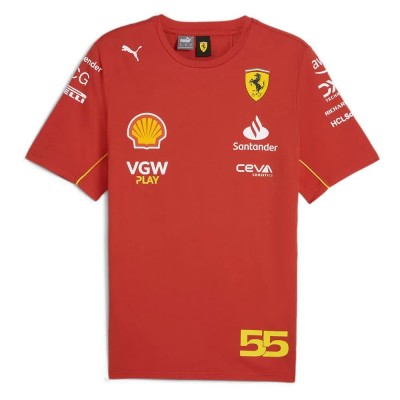тениска,мъжки,тениски,puma,sf,sainz,short,sleeve,t,shirt,red