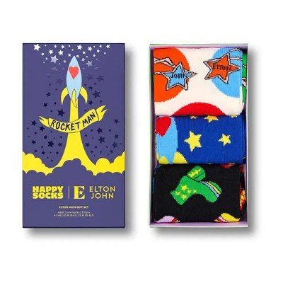чорапи,мъжки,чорапи,happy,socks,elton,john,gift,half,long,socks,3,pairs,multicolor