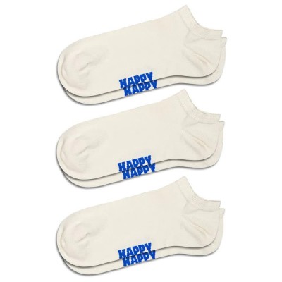 чорапи,мъжки,чорапи,happy,socks,solid,no,show,socks,3,pairs,beige,(white)