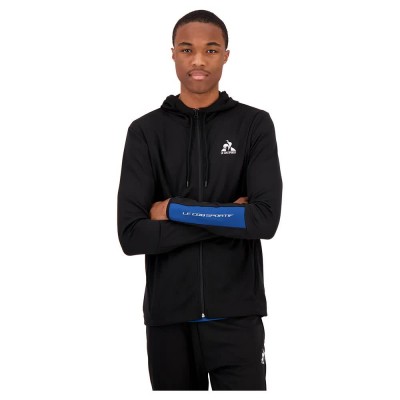 блуза,мъжки,пуловери,le,coq,sportif,ess,sport,n°1,full,zip,sweatshirt,black