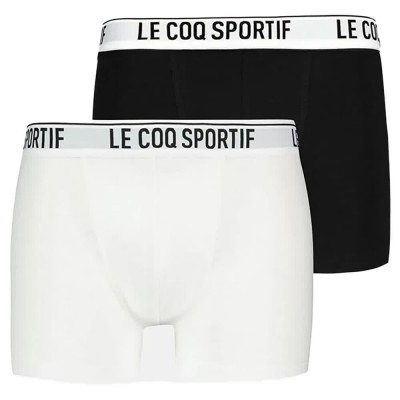 боксерки,мъжко,бельо,le,coq,sportif,ess,ssvet,boxers,2,units,white,black,(optical,white)
