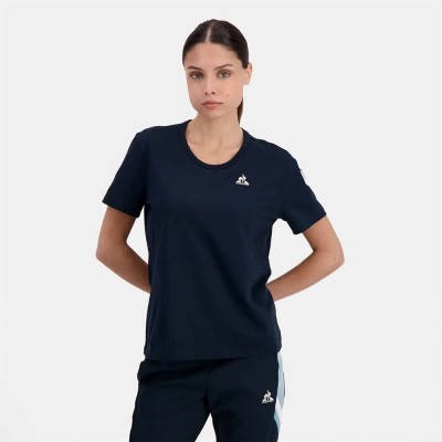 тениска,дамски,тениски,le,coq,sportif,heritage,n°1,short,sleeve,t,shirt,sky,captain,(blue)