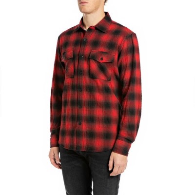 риза,с,дълъг,ръкав,мъжки,ризи,replay,m4132.000.52710,long,sleeve,shirt,red