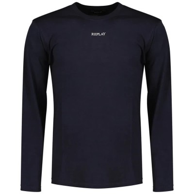 тениска,мъжки,тениски,replay,m6919.000.22524p,long,sleeve,t,shirt,night,blue,(blue)