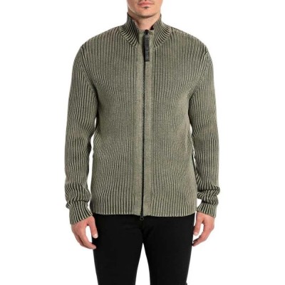 блуза,мъжки,пуловери,replay,uk4473.000.g21280q,full,zip,sweater,green