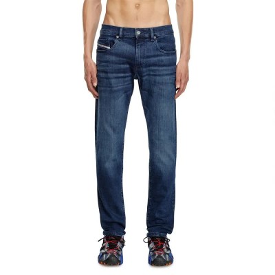 дънки,мъжки,панталони,diesel,a03563,0grdj,2019,d,strukt,jeans,blue
