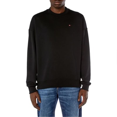блуза,мъжки,пуловери,diesel,s,rob,microdiv,sweatshirt,black,(black,black,black)