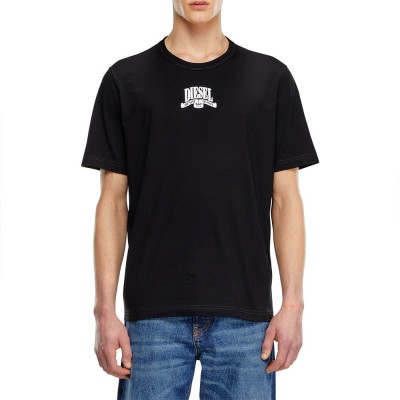 тениска,мъжки,тениски,diesel,t,adjust,k10,short,sleeve,t,shirt,black
