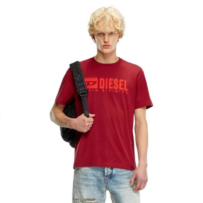тениска,мъжки,тениски,diesel,t,adjust,q7,short,sleeve,t,shirt,biking,red,(red)