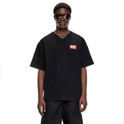 тениска,мъжки,тениски,diesel,t,boxt,lab,short,sleeve,t,shirt,black,(black,black,black)