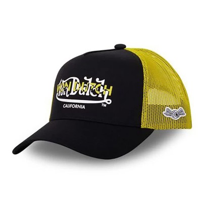шапка,всички,шапки,von,dutch,bla,ct,cap,black,(black,yellow)