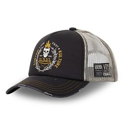 шапка,всички,шапки,von,dutch,crew13,cap,black,cream,(black)