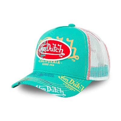 шапка,всички,шапки,von,dutch,bra,cap,green,(turquoise,white)