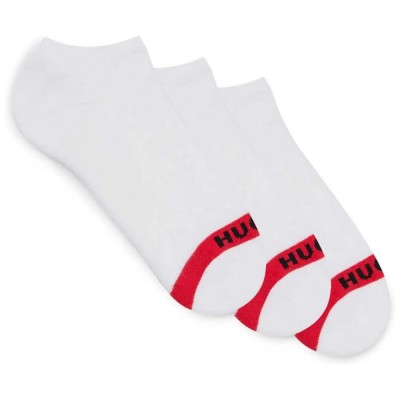 чорапи,мъжки,чорапи,hugo,lc,plush,tape,10259772,socks,3,pairs,white,(white)