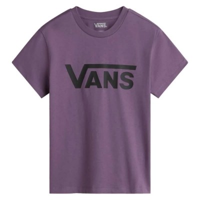 тениска,дамски,тениски,vans,flying,v,short,sleeve,t,shirt,grape,(purple)