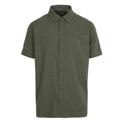 риза,с,къс,ръкав,мъжки,ризи,trespass,gilcrux,short,sleeve,shirt,ivy,(green)
