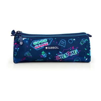 канцеларски,принадлежности,gabol,loot,triple,pencil,case,blue,(navy,blue)