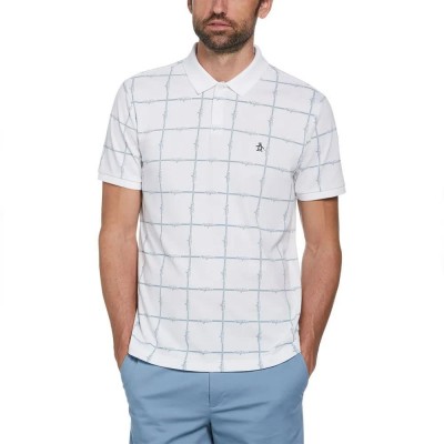 мъжки,блузи,с,яка,original,penguin,birdseye,coolmax,grid,logo,short,sleeve,polo,white